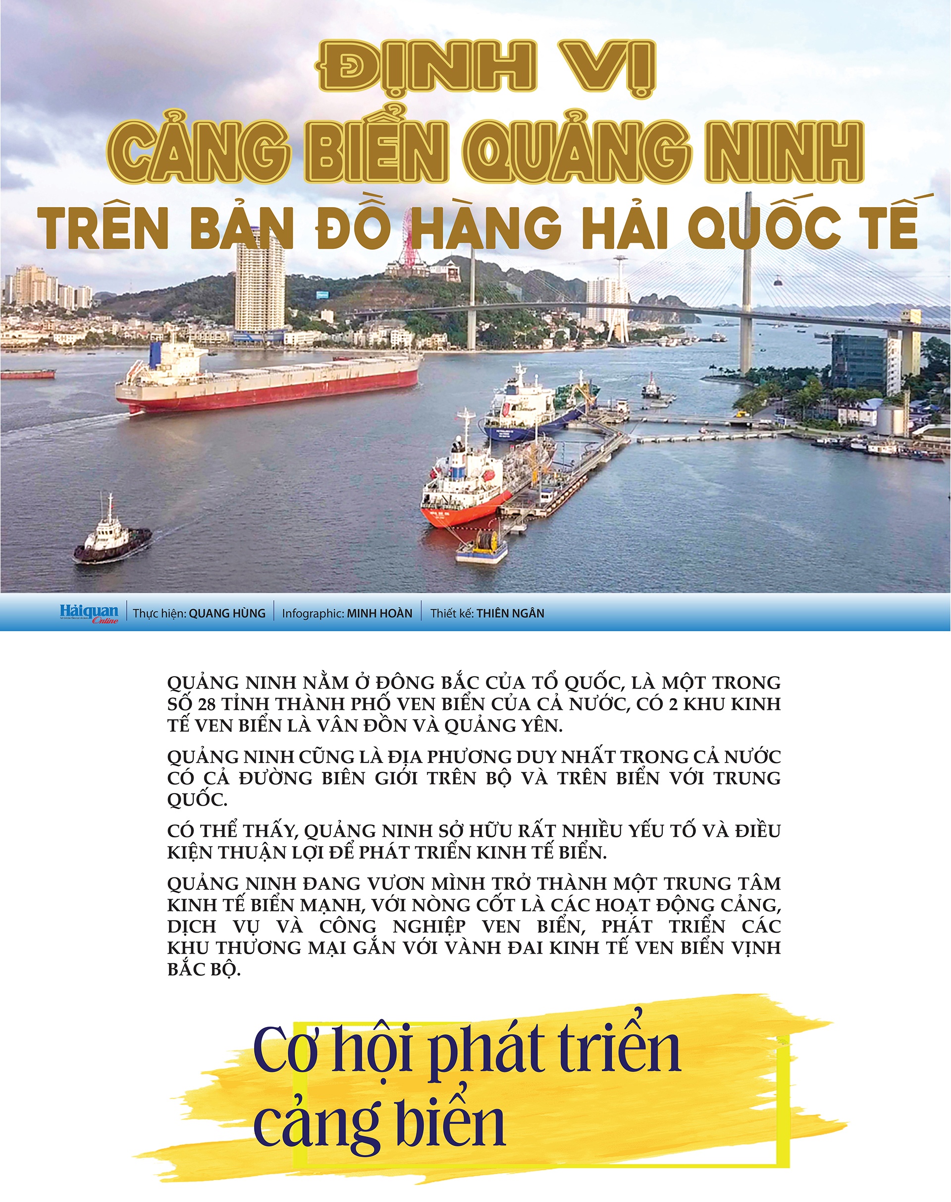 Định vị cảng biển Quảng Ninh trên bản đồ hàng hải quốc tế Định vị cảng biển Quảng Ninh trên bản đồ hàng hải quốc tế