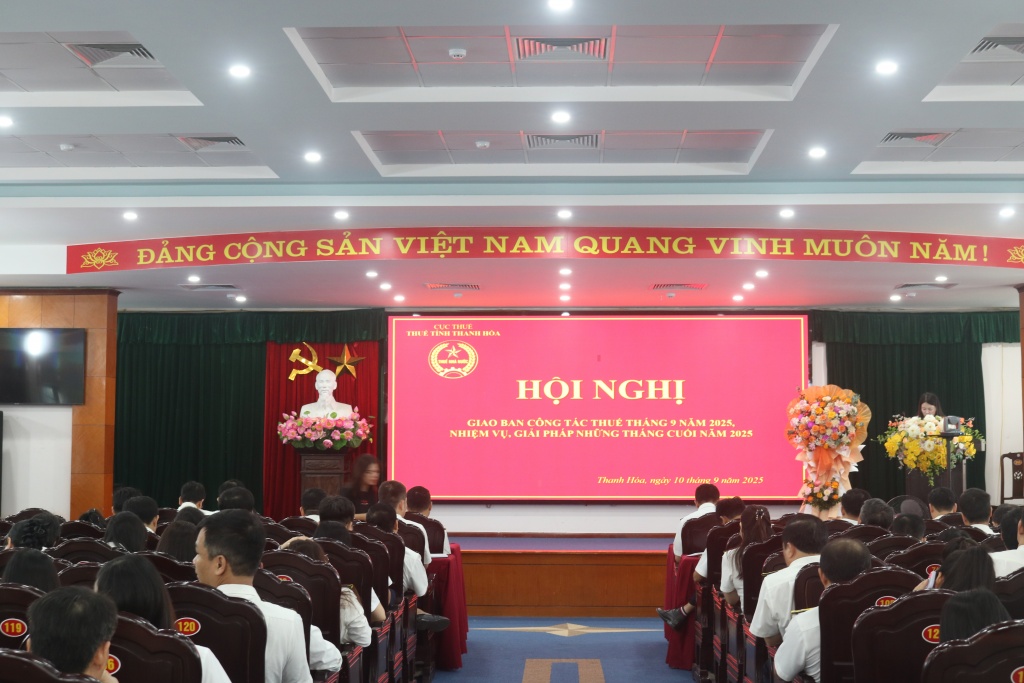 Thuế tỉnh Thanh Hóa quyết liệt triển khai nhiệm vụ thu ngân sách những tháng cuối năm