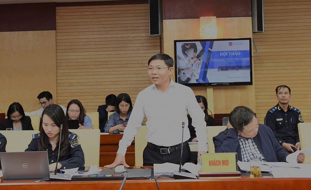 Đại diện Hiệp hội, DN, VCCI nêu ý kiến về sự cần thiết phải sửa đổi, bổ sung và hoàn thiện Nghị định 128. 