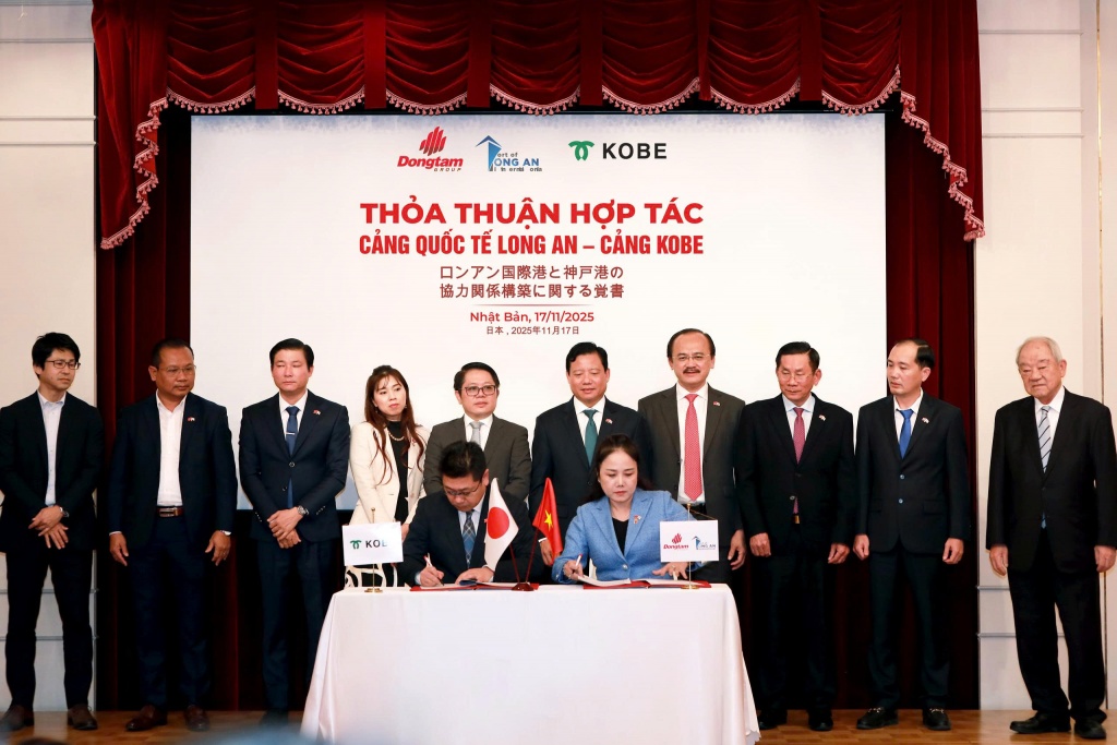 Cảng Quốc tế Long An và Cảng Kobe hợp tác chiến lược hướng đến chuỗi cung ứng xanh