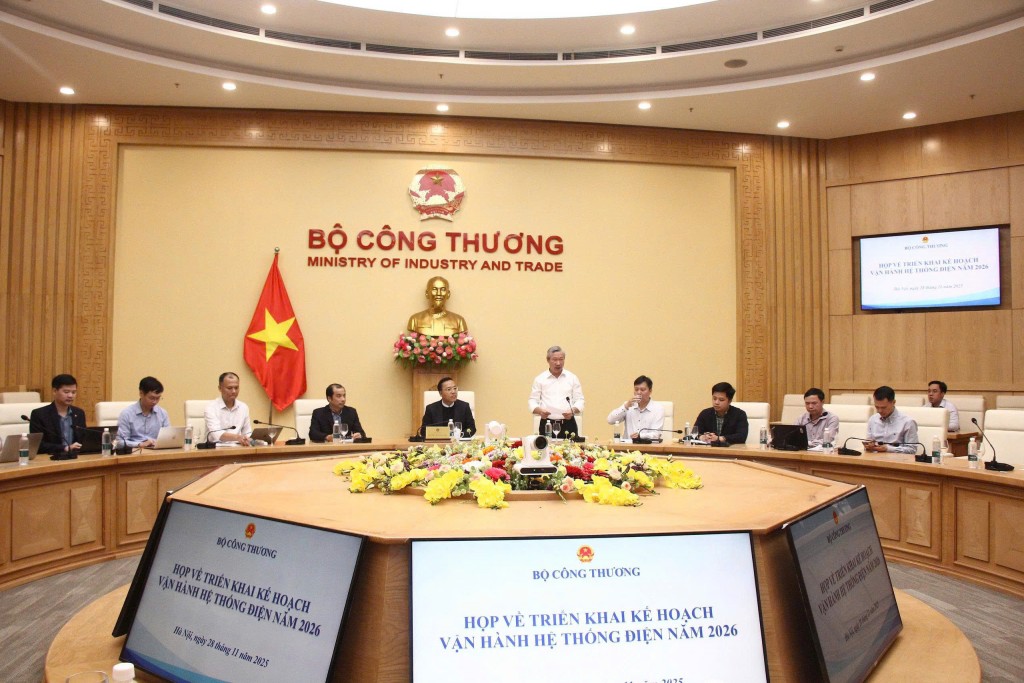 Thống nhất phương thức vận hành hệ thống điện quốc gia đảm bảo phương án cung ứng điện năm 2026 Thống nhất phương thức vận hành hệ thống điện quốc gia đảm bảo phương án cung ứng điện năm 2026