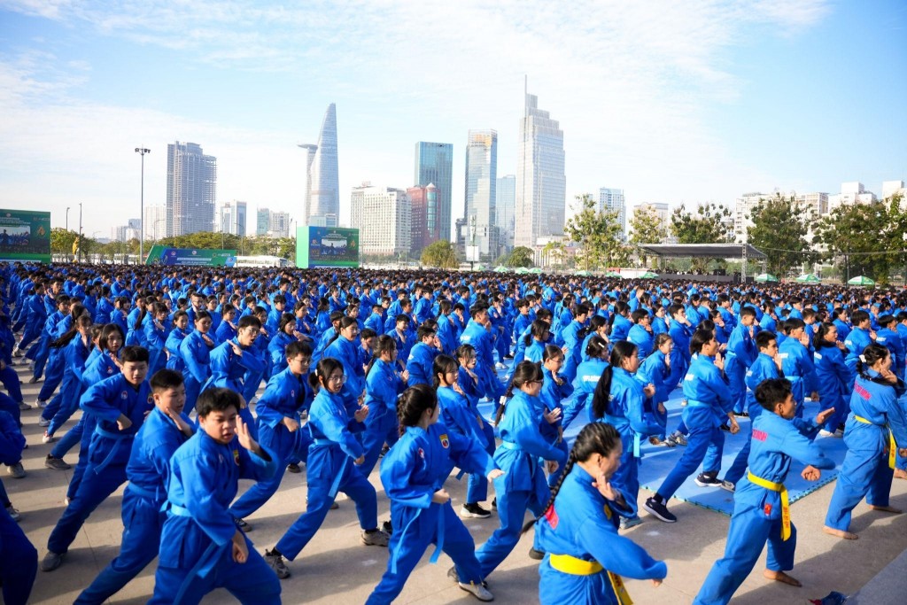 Nestlé MILO chung tay cùng vinh danh Vovinam lập kỷ lục kép Việt Nam và thế giới