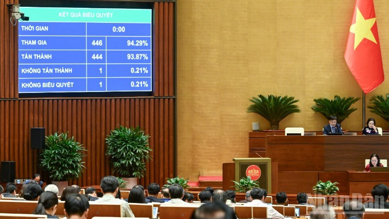 Quốc hội thông qua Luật Thương mại điện tử với tỷ lệ tán thành cao