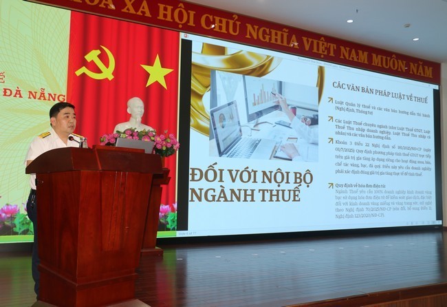 Thuế TP Đà Nẵng xây dựng phương thức quản lý doanh nghiệp kinh doanh vàng