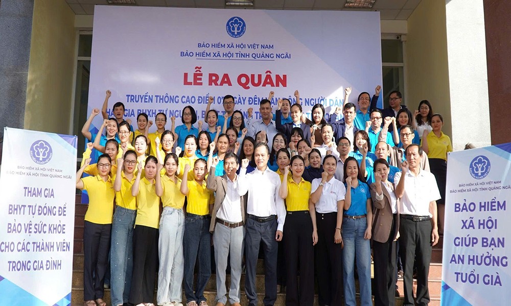 BHXH tỉnh Quảng Ngãi ra quân 7 ngày đêm phát triển người tham gia
