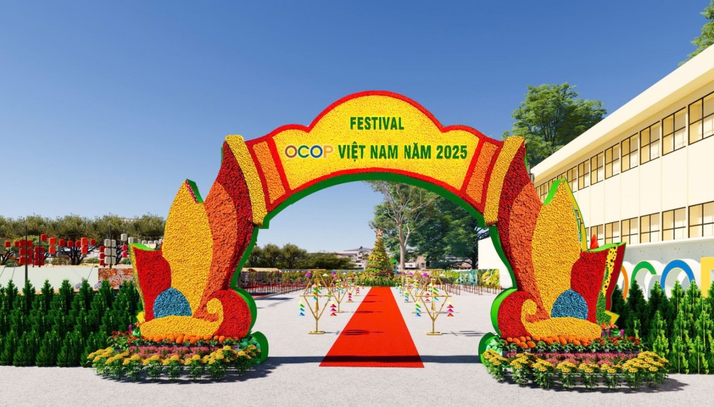 Phối cảnh Festival OCOP Việt Nam năm 2025.