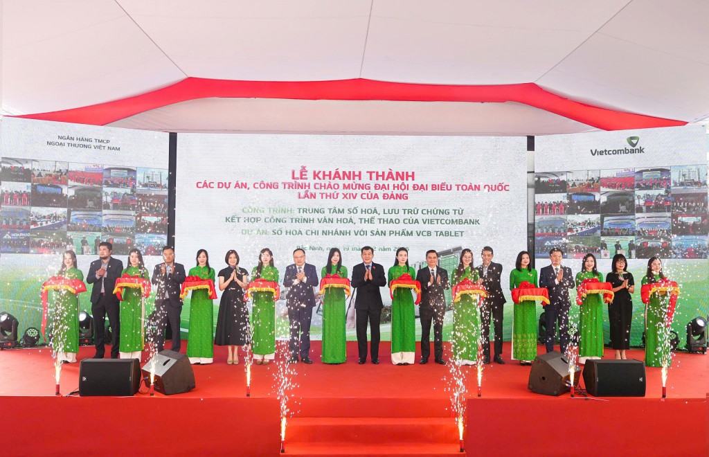 Vietcombank khánh thành 2 công trình, dự án chào mừng Đại hội đại biểu toàn quốc lần thứ XIV của Đảng Vietcombank khánh thành 2 công trình, dự án chào mừng Đại hội đại biểu toàn quốc lần thứ XIV của Đảng