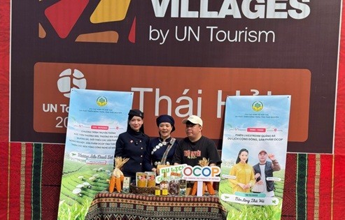Ttại Bản Làng Thái Hải đã tổ chức một phiên LIVE quảng bá về mô hình du lịch và các nét đẹp văn hóa, cảnh quan của bản làng đến với người xem. 