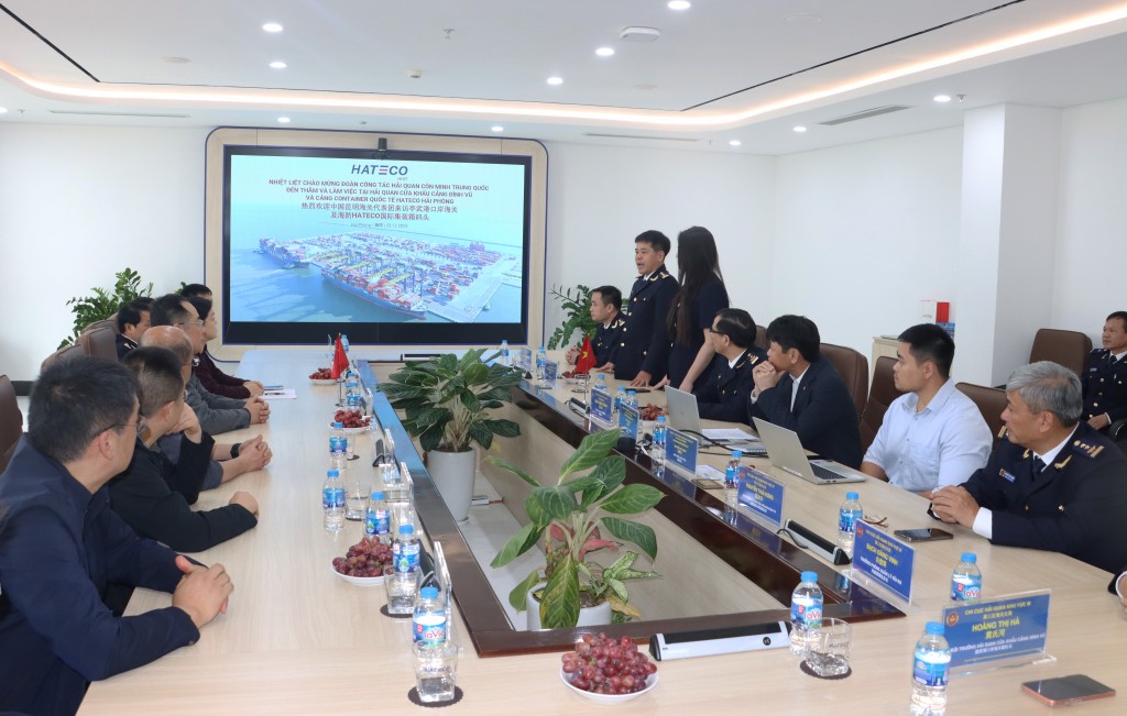 Hình ảnh Hội đàm giữa 3 chi cục của Hải quan Việt Nam với Hải quan Côn Minh, Trung Quốc