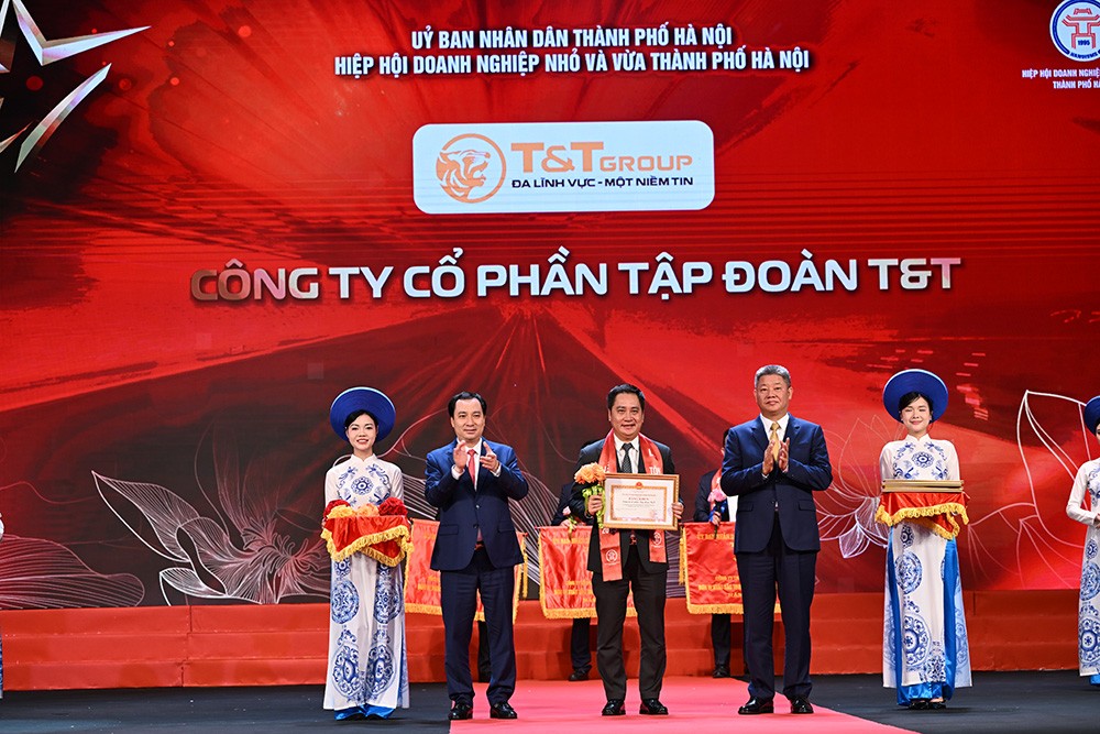 T&T Group được vinh danh tại Lễ tôn vinh doanh nhân, doanh nghiệp Thăng Long 2025 T&T Group được vinh danh tại Lễ tôn vinh doanh nhân, doanh nghiệp Thăng Long 2025