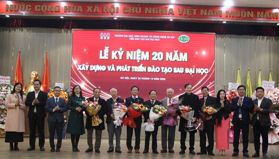 Trường Đại học Kinh doanh và Công nghệ Hà Nội đào tạo gần 9.000 học viên sau đại học