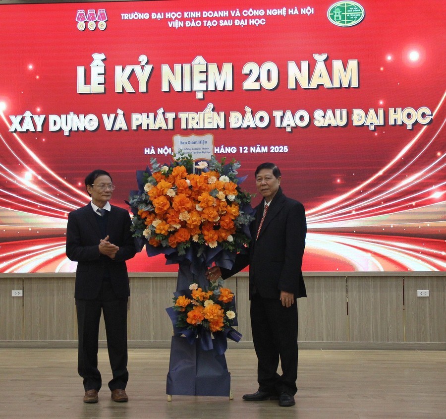 Trường Đại học Kinh doanh và Công nghệ Hà Nội đào tạo gần 9.000 học viên sau đại học