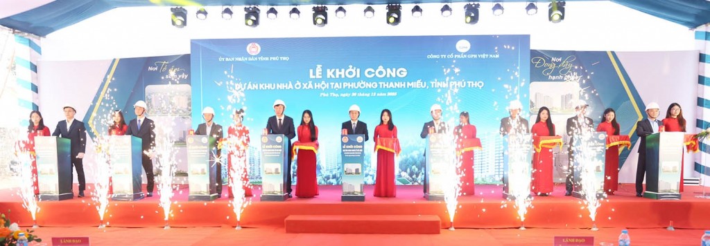 Chính thức khởi công Dự án nhà ở xã hội tại phường Thanh Miếu, tỉnh Phú Thọ Chính thức khởi công Dự án nhà ở xã hội tại phường Thanh Miếu, tỉnh Phú Thọ
