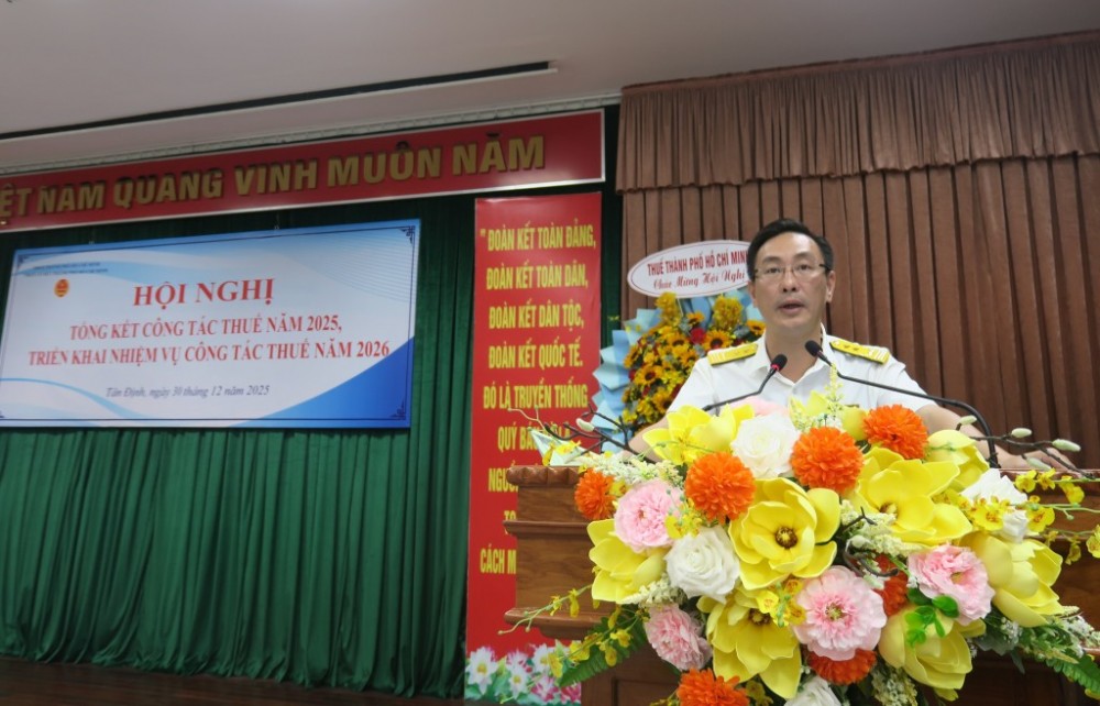 Thuế cơ sở 1 TP. Hồ Chí Minh: Thu ngân sách năm 2025 đạt 21.360 tỷ đồng