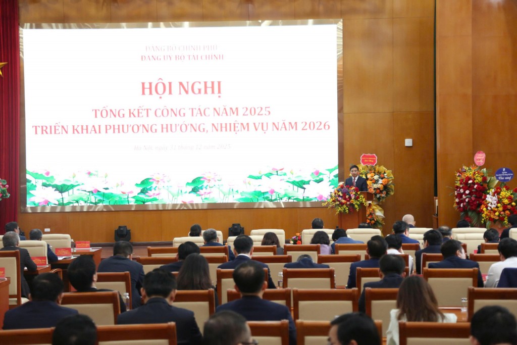 Đảng ủy Bộ Tài chính: Dấu ấn toàn diện năm 2025, quyết tâm hành động, bứt phá năm 2026 Đảng ủy Bộ Tài chính: Dấu ấn toàn diện năm 2025, quyết tâm hành động, bứt phá năm 2026