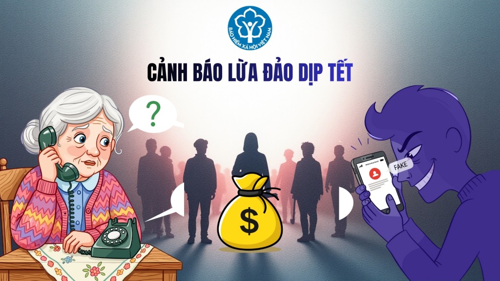 BHXH Việt Nam cảnh báo chiêu lừa đảo mạo danh “hỗ trợ Tết”
