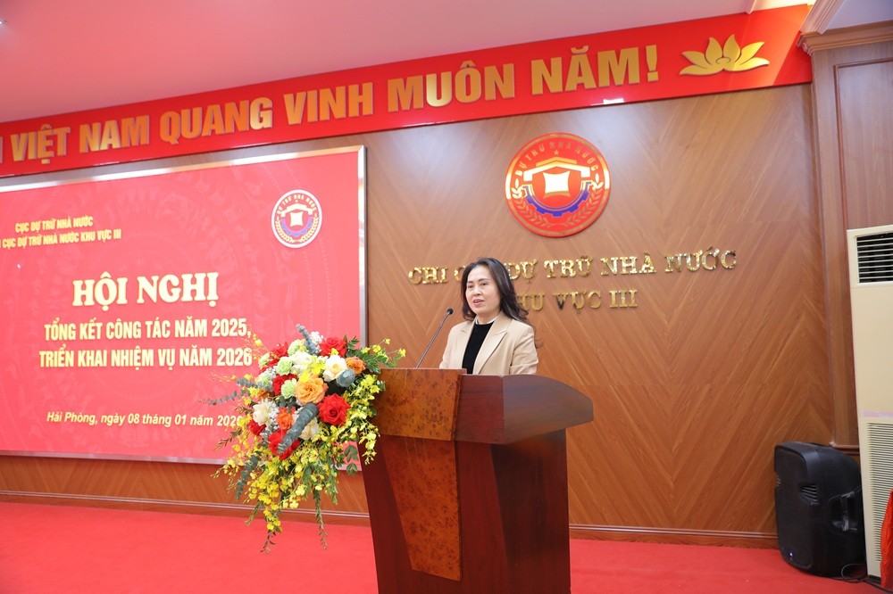 Chi cục Dự trữ Nhà nước khu vực III đạt nhiều kết quả nổi bật, tạo tiền đề vững chắc cho năm 2026