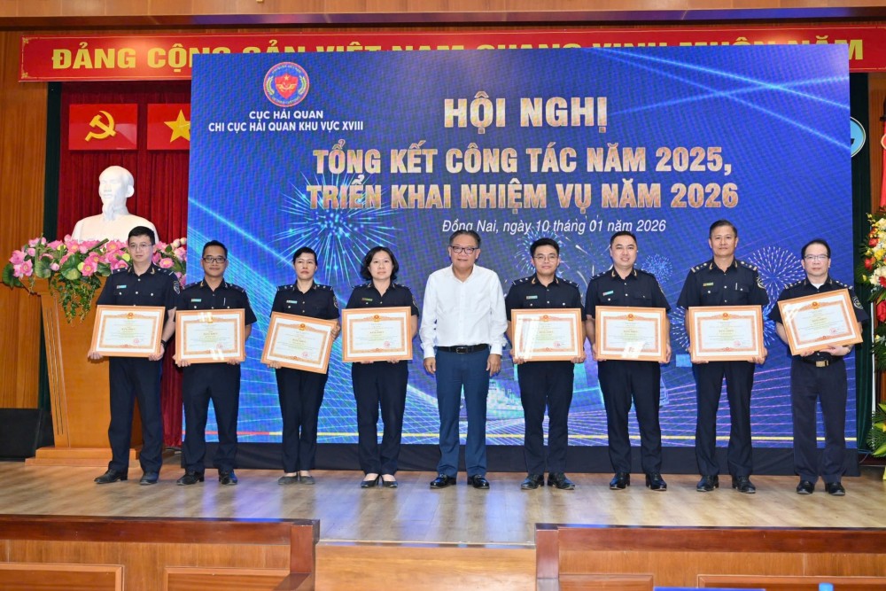 Hải quan khu vực XVIII: Hoàn thành toàn diện các mặt công tác năm 2025