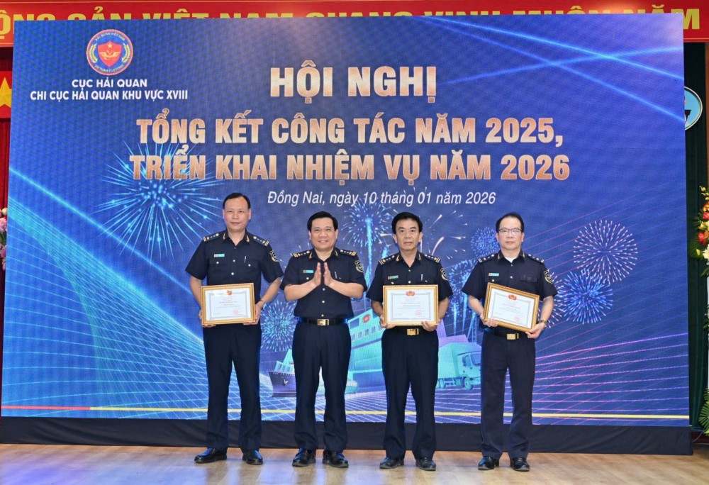 Hải quan khu vực XVIII: Hoàn thành toàn diện các mặt công tác năm 2025