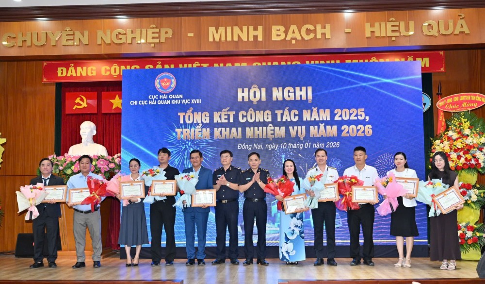 Hải quan khu vực XVIII: Hoàn thành toàn diện các mặt công tác năm 2025