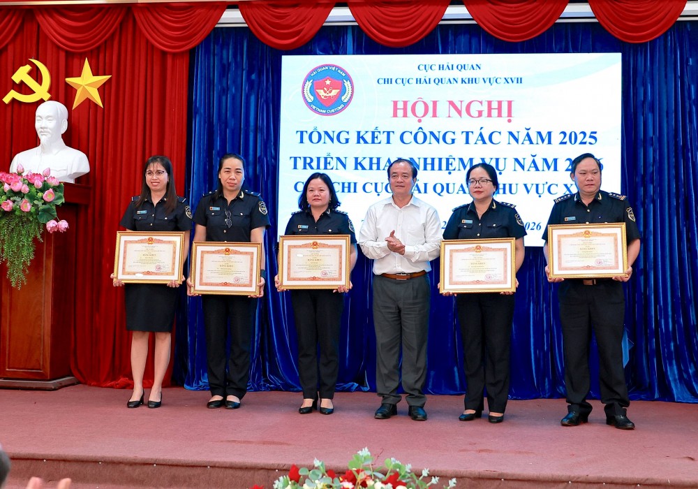 Hải quan khu vực XVII sẵn sàng cho nhiệm vụ năm 2026