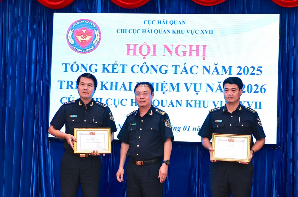 Hải quan khu vực XVII sẵn sàng cho nhiệm vụ năm 2026