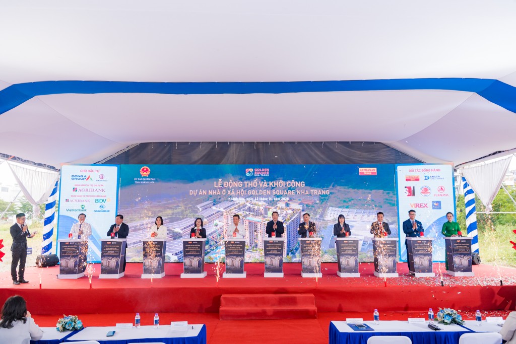 Khởi công dự án nhà ở xã hội Golden Square Nha Trang Khởi công dự án nhà ở xã hội Golden Square Nha Trang