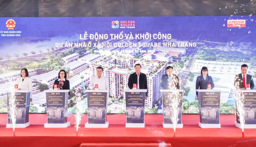 Khánh Hòa: Khởi công hai dự án trên 1.700 căn nhà ở xã hội