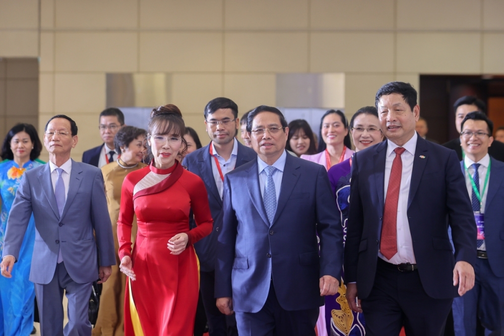 Thủ tướng Chính phủ Phạm Minh Chính tới dự chương trình Mô hình Toàn cảnh Kinh tế tư nhân lần thứ nhất - 