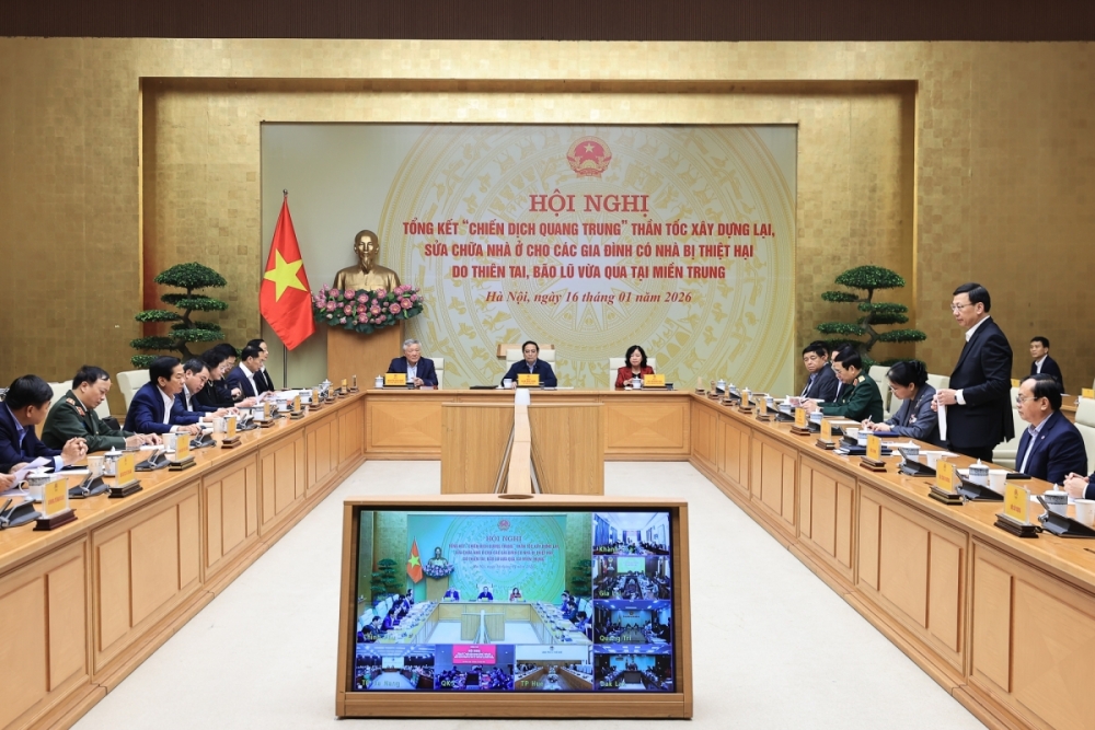 Hoàn thành việc sửa chữa, xây mới nhà ở cho các hộ dân thiệt hại do thiên tai