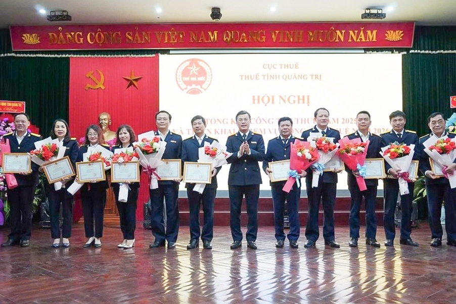 Thuế tỉnh Quảng Trị phấn đấu tăng thu tối thiểu 10% so với thực hiện năm 2025