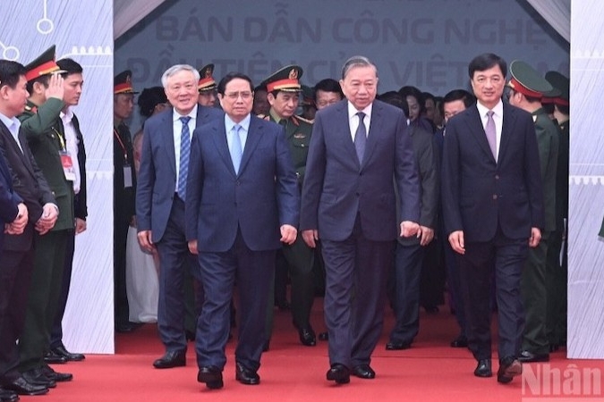 Tổng Bí thư Tô Lâm dự Lễ khởi công Nhà máy Chế tạo chip bán dẫn công nghệ cao