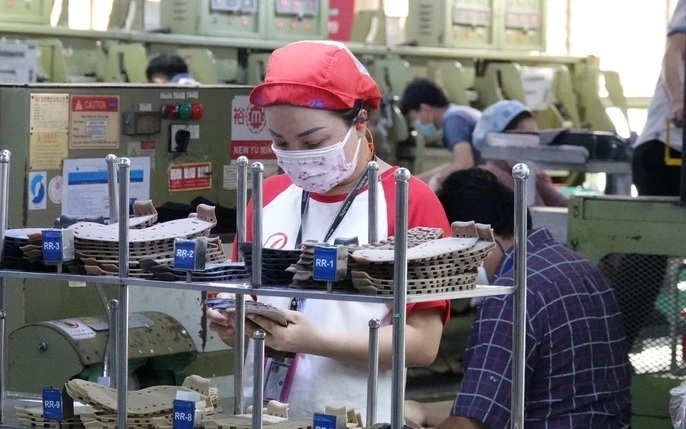 Hoạt động sản xuất của các doanh nghiệp trong khu chế xuất Tân Thuận.