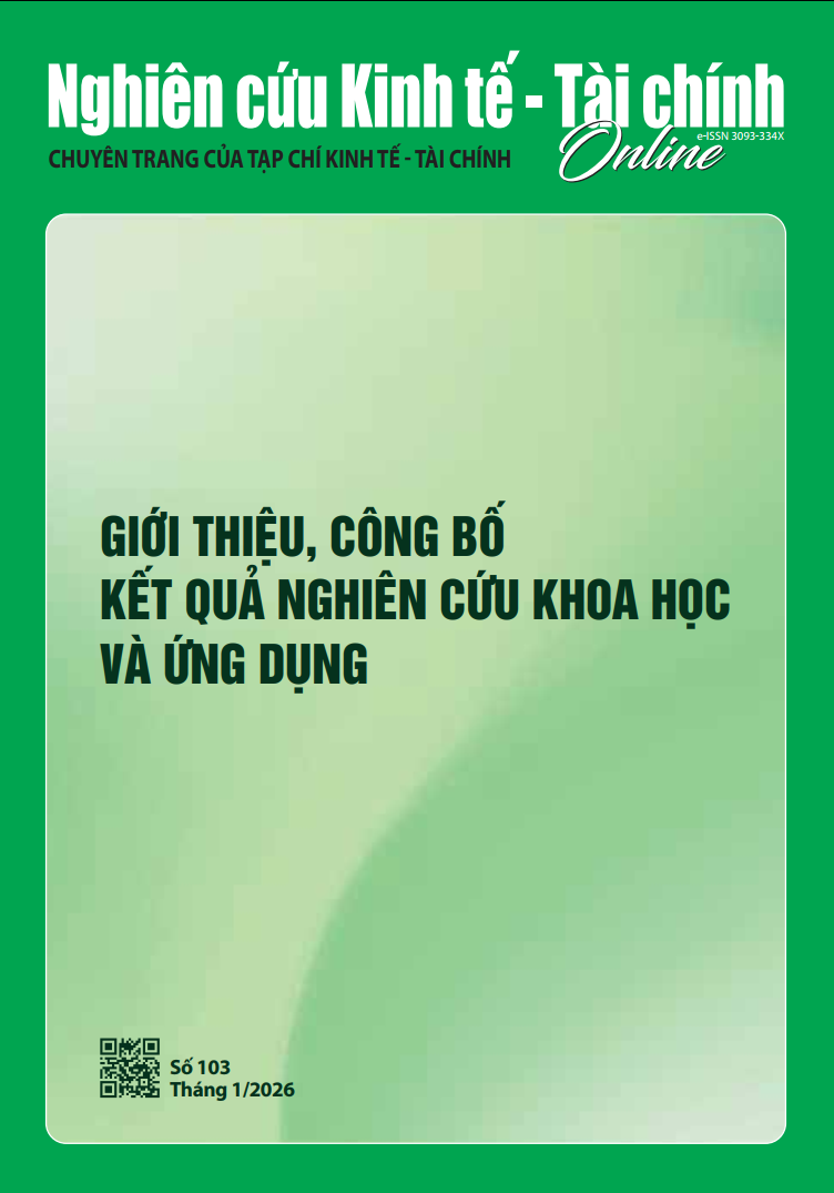 Mục lục Nghiên cứu Kinh tế   Tài chính Online số 103, tháng 1/2026