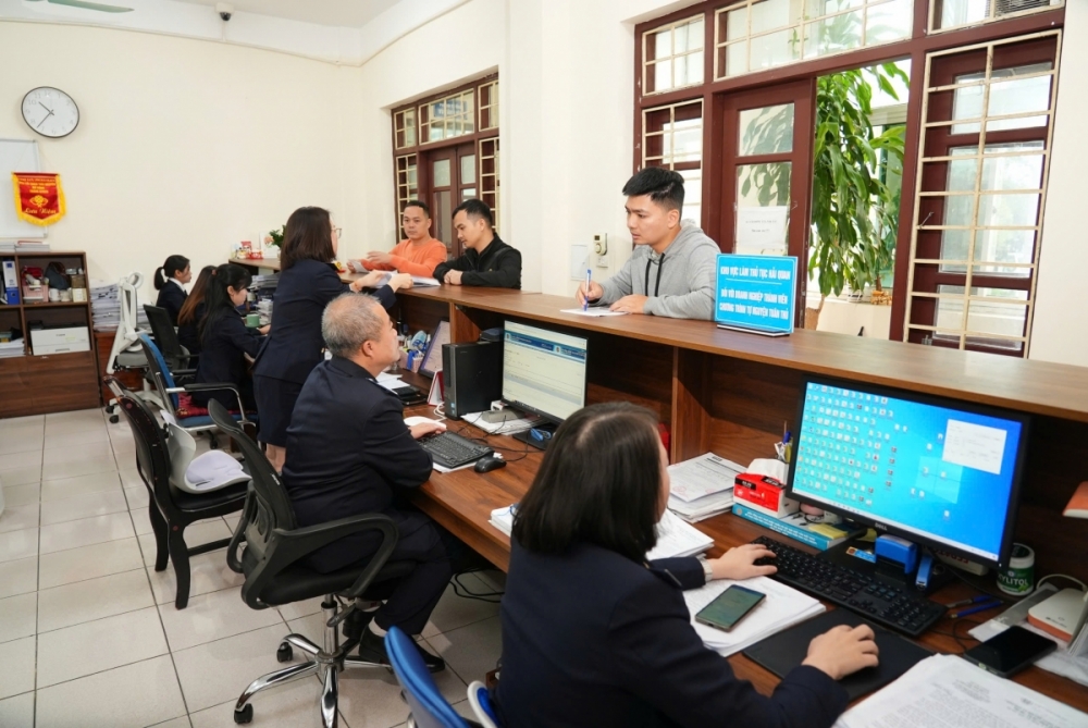 Hoạt động nghiệp vụ tại trụ sở cơ quan Hải quan.