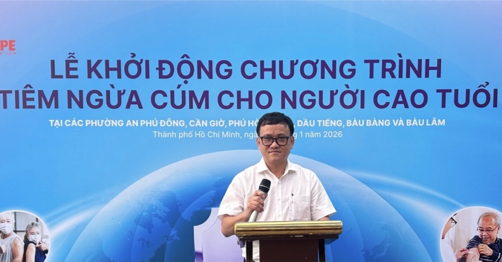Khởi động chương trình tiêm ngừa cúm miễn phí cho người cao tuổi tại TP. Hồ Chí Minh