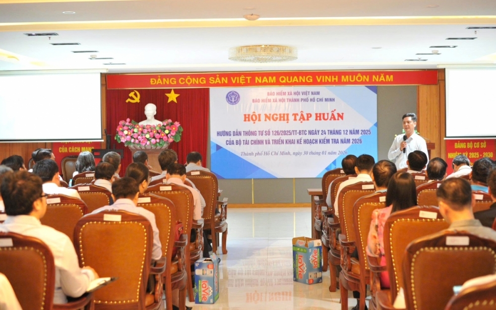 Bảo hiểm xã hội TP. Hồ Chí Minh tập huấn nghiệp vụ kiểm tra, sẵn sàng cho nhiệm vụ năm 2026