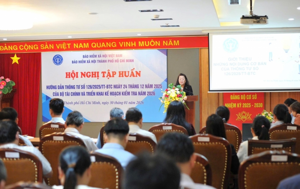 Bảo hiểm xã hội TP. Hồ Chí Minh tập huấn nghiệp vụ kiểm tra, sẵn sàng cho nhiệm vụ năm 2026