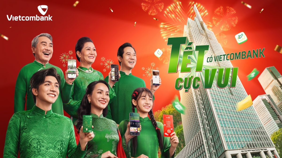 “Có Vietcombank, Tết Cực Vui”: Khởi ngàn lộc phát, góp nhịp hanh thông cho mùa Tết 2026 “Có Vietcombank, Tết Cực Vui”: Khởi ngàn lộc phát, góp nhịp hanh thông cho mùa Tết 2026