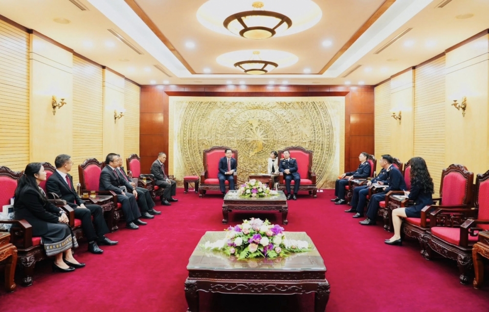Quang cảnh buổi tiếp.