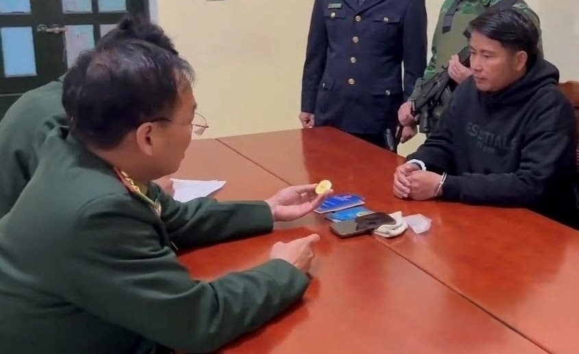 Đối tượng khai nhận hành vi tại cơ quan điều tra.