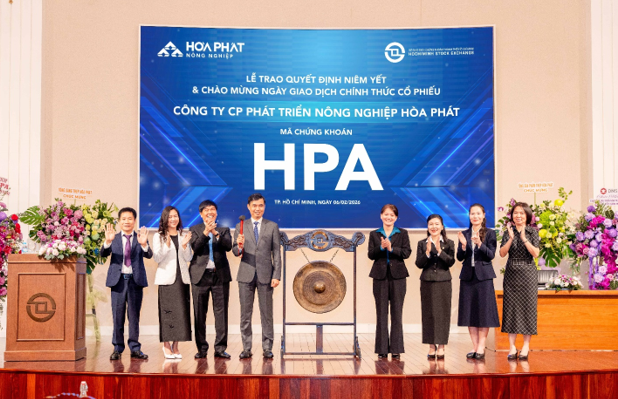 Cổ phiếu HPA chính thức niêm yết trên HOSE Cổ phiếu HPA chính thức niêm yết trên HOSE