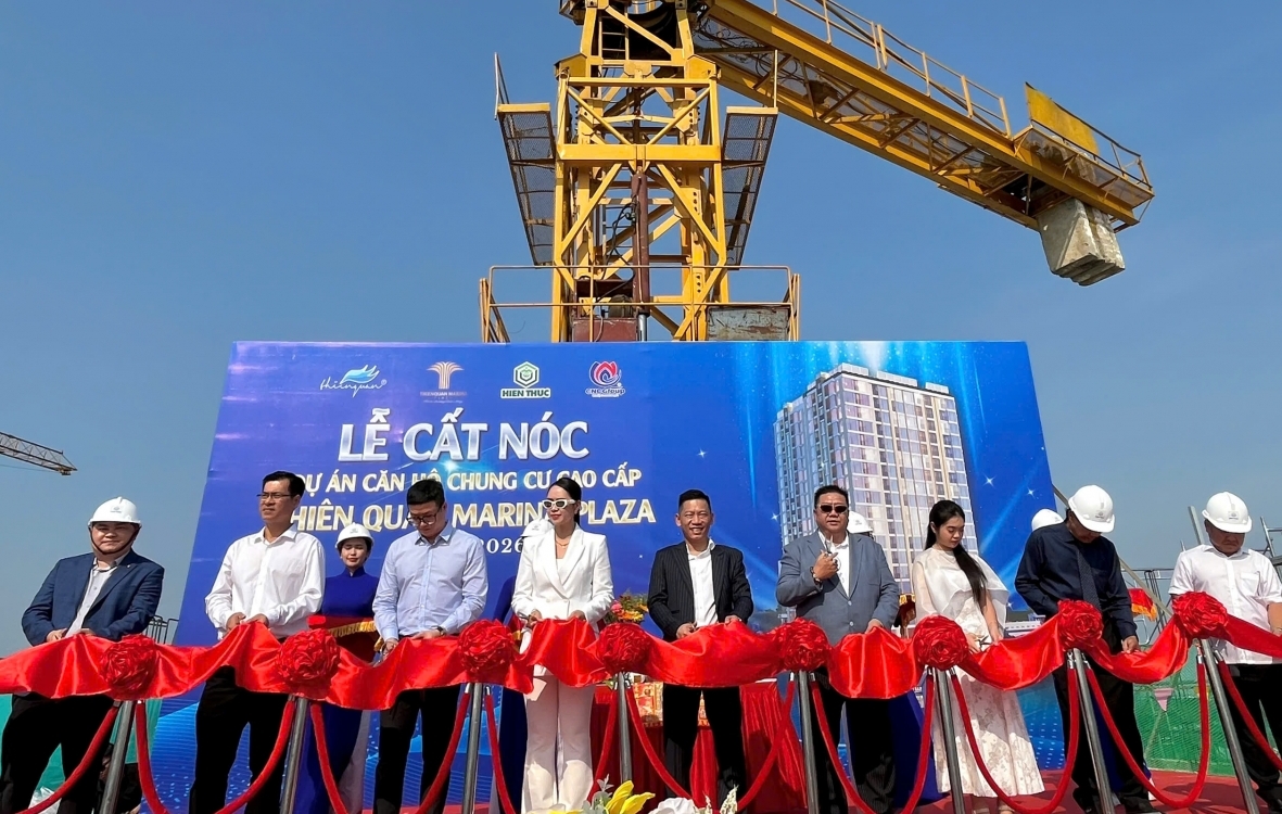 Cần Thơ có thêm dự án căn hộ cao tầng cất nóc tại trung tâm Thành phố