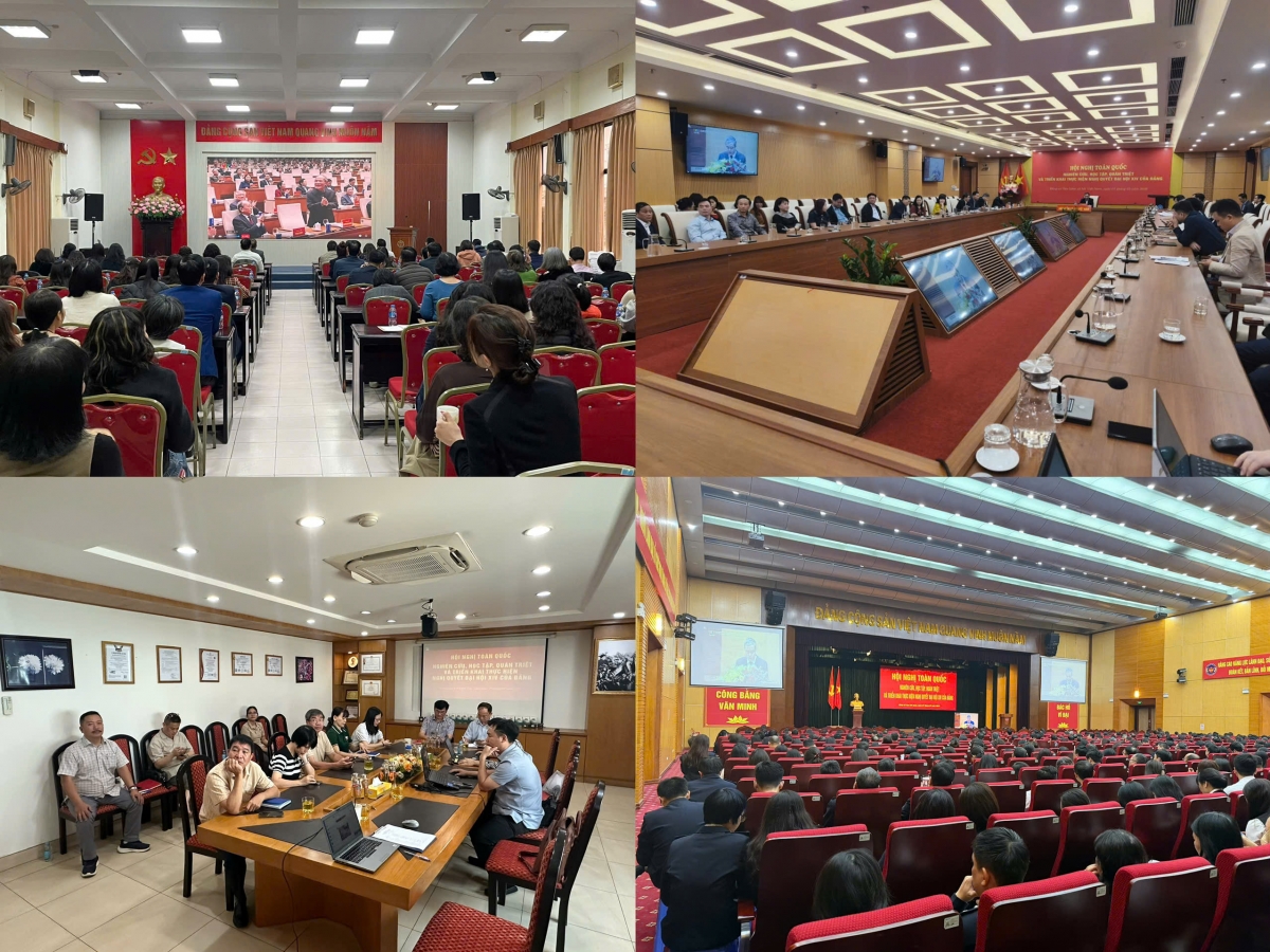 Hội nghị toàn quốc nghiên cứu, học tập, quán triệt và triển khai thực hiện Nghị quyết Đại hội XIV của Đảng Hội nghị toàn quốc nghiên cứu, học tập, quán triệt và triển khai thực hiện Nghị quyết Đại hội XIV của Đảng