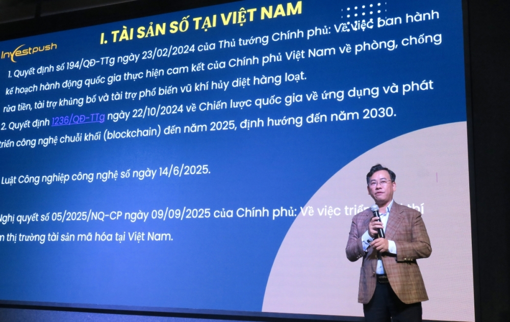 Hoàn thiện khung pháp lý, đảm bảo an ninh mạng để phát triển thị trường tài sản số Hoàn thiện khung pháp lý, đảm bảo an ninh mạng để phát triển thị trường tài sản số