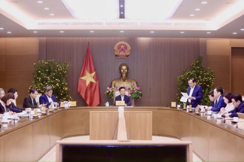 Phó Thủ tướng Chính phủ Hồ Đức Phớc – Trưởng Ban Chỉ đạo điều hành giá chủ trì phiên họp. Ảnh: Khánh Huyền Phó Thủ tướng Chính phủ Hồ Đức Phớc – Trưởng Ban Chỉ đạo điều hành giá chủ trì phiên họp. Ảnh: Khánh Huyền