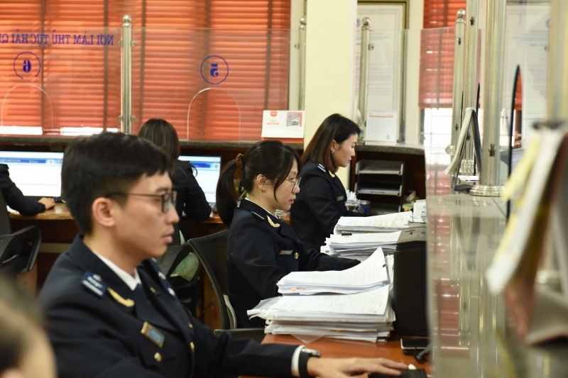 Hoạt động nghiệp vụ tại Chi cục Hải quan khu vực I.