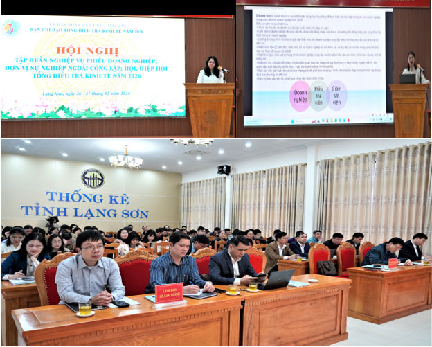 Tích cực tập huấn nghiệp vụ, sẵn sàng cho giai đoạn 2 Tổng điều tra kinh tế năm 2026 Tích cực tập huấn nghiệp vụ, sẵn sàng cho giai đoạn 2 Tổng điều tra kinh tế năm 2026