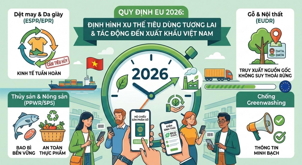 Chủ động thích ứng chuẩn mực quốc tế để đẩy mạnh tăng trưởng xuất khẩu năm 2026