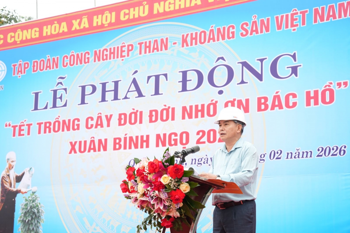 TKV phát động “Tết trồng cây đời đời nhớ ơn Bác Hồ” Xuân Bính Ngọ 2026 TKV phát động “Tết trồng cây đời đời nhớ ơn Bác Hồ” Xuân Bính Ngọ 2026